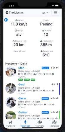 Treningsdetaljer 3